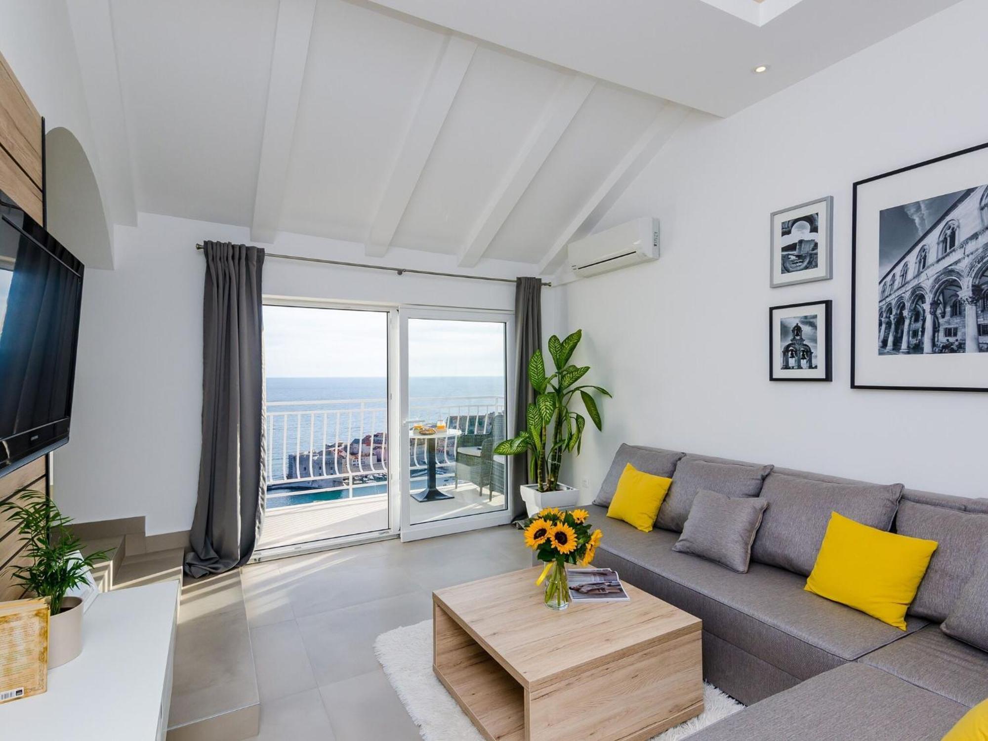 Ploce Apartments-One-Bedroom Apartment With Terrace And Sea View Dubrovník Exteriér fotografie