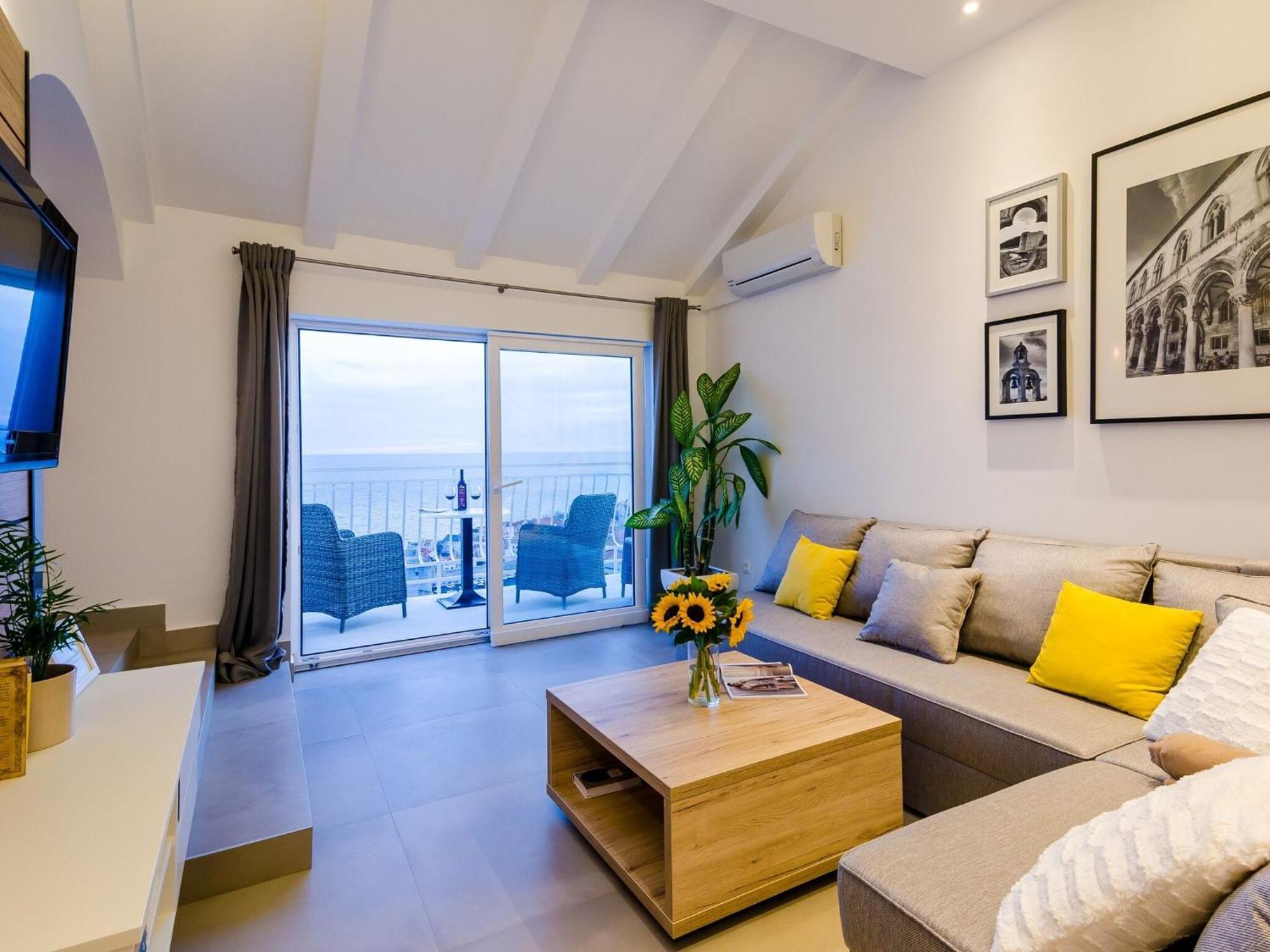 Ploce Apartments-One-Bedroom Apartment With Terrace And Sea View Dubrovník Exteriér fotografie